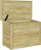 Boîte de rangement VidaXL, couleur naturelle, 80 x 44,5 x Voir les images du produit 4