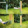 BOOMET Einschlagbodenhülse für Zaunpfosten · Holzbalken Produktbild-Vorschau 6