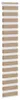 vidaXL Store double beige sable 50 x 200 cm Largeur du Voir les images du produit 2