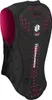Back view of a black and pink protective vest. Anteprima dell’immagine prodotto
