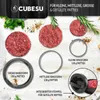 Cubesu Burgerpresse 3 Größen inkl. 75 Blatt Backpapier Produktbild-Vorschau 3