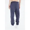 Basic Jogginghose Oversize Fit Baumwolle (M) Blau-Smoke Produktbild-Vorschau 3