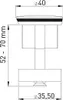 ASW Waschtisch Excenterstopfen Ablaufgarnitur 1 1/4" 100092 Produktbild-Vorschau 2