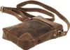 Greenburry kleine Umhängetasche Leder Messenger Bag Vintage Produktbild-Vorschau 7