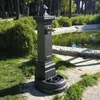 Fontana a pavimento in ghisa antracite da esterno giardino Anteprima dell’immagine prodotto 2