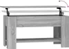 vidaXL Konferenční stolek Grey Sonoma 101x49x52 cm Dřevěný Náhled obrázku produktu 5