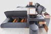Leder Betten  Design Bett Doppel Ehe Modernes Hotel Gestell Produktbild-Vorschau 4