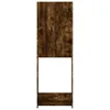 vidaXL Skříňka na pračku Smoked Oak 64x25,5x190 cm Náhled obrázku produktu 6