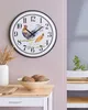 BELIANI Nástěnné hodiny barevné železo Ø 48 cm v retro Náhled obrázku produktu 2