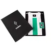 Maglia COPA Retro Borussia Mönchengladbach 1972-73 bianca L Anteprima dell’immagine prodotto 3