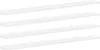 Four white shelves are arranged diagonally on a white background. Náhľad obrázku produktu