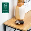 otevřený široký botník eluno na 18 párů bot z matného Náhled obrázku produktu 3