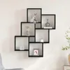 vidaXL Wandregal Wandhalterung Schwarz Eichen-Optik 78 x 15 Produktbild-Vorschau 4