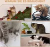 A collage of five images featuring cats in various playful and destructive scenarios, with text at the top. Náhled obrázku produktu