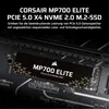 SSD    1TB CORSAIR  M.2  PCI-E   NVMe Gen5 MP700 Elite NH Produktbild-Vorschau 2