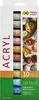 Vernici acriliche metallizzate 10 colori x 12 ml Happy Anteprima dell’immagine prodotto 1