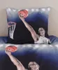 Nahaufnahme des Kopfkissens vom Bettwäsche Set Basketball 2tlg. 135x200 cm + 80x80 cm 100% Baumwolle Náhľad obrázku produktu