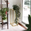 DanDiBo Blumenhocker Metall Gold Eckig 50 cm Blumenständer Produktbild-Vorschau 3