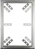 Porta per vasca in acciaio inox NVD, 200 x 300 mm 0124 Anteprima dell’immagine prodotto 4