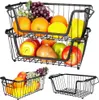 Vilde Obstkorb Obst-Etagere Loft-Korb aus Metall für Obst Produktbild-Vorschau 1