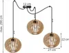 Moderne Led-Deckenhängelampe Aus Holz Produktbild-Vorschau 8