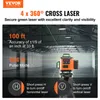 A laser level device is shown in a large, empty warehouse with laser lines projected onto the walls and ceiling. Anteprima dell’immagine prodotto