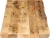 vidaXL Tischplatte mit Baumkante 140x40x3,8 cm Raues Mango Produktbild-Vorschau 3