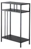 CALICOSY - Console haute en métal noir H90 cm - OLLI Voir les images du produit 3