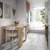 Dmora Consolle Allungabile Abicitren 51x90x78h cm Marrone Anteprima dell’immagine prodotto 4