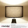 tectake® Lunaris stojací lampa, třínohý ocelový rám, 60 W Náhled obrázku produktu 6