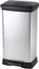 Curver Tretmülleimer Deco Rechteckig 50L Silbern Produktbild-Vorschau 15