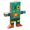Philos Holz Roboter Würfel Puzzle Denkspiel für Kinder Produktbild-Vorschau 1