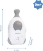 Badabulle Babyphone en ligne 300m+ - avec veilleuse, Voir les images du produit 13