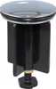 A close-up studio shot of a sink drain stopper. Podgląd zdjęcia produktu