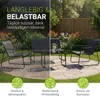 Juskys Gartenmöbelset Genua 4-tlg., Metall & Textil, ohne Produktbild-Vorschau 3