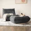 HOME DELUXE Relaxsessel mit Hocker CHILL - Anthrazit 102 x Produktbild-Vorschau 2