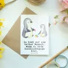Mr. & Mrs. Panda Grußkarte Sozialpädagoge Herz - Weiß - Produktbild-Vorschau 2