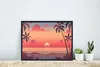 MuchoWow® MuchoWow® Gerahmtes Poster Retro - Strand - Sonne Produktbild-Vorschau 5