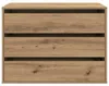 vidaXL Commode Artisan-Chêne 80x41x58 cm Bois composite Voir les images du produit 4