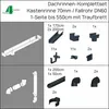 Dachrinne Kastenrinne 70mm | Gartenhaus Carport Flachdach Produktbild-Vorschau 3