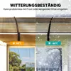 Outsunny Pultvordach Vordach für Haustür 303x96x27cm mit UV Produktbild-Vorschau 6