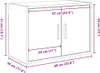 vidaXL Armoire murale de garage Artisan-Chêne Bois Voir les images du produit 8