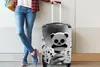 MuchoWow® Koffer Handgepäck Trolley Rollkoffer Kleine Produktbild-Vorschau 5