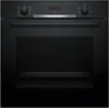 Bosch Serie 4 HBA514BB3 Einbau-Backofen 71L, Schwarz Produktbild-Vorschau 1