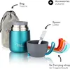 Milu® Thermobehälter für Essen 450ml, Edelstahl Produktbild-Vorschau 3