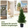 COSTWAY, sada 2 ks umělých cedrových stromků, 90 cm, umělá Náhled obrázku produktu 6