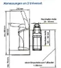 schülke Desinfektionsspender SM 2 universal 0,5 oder 1,0 l Anteprima dell’immagine prodotto 2