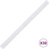 A single, long, white PVC garden privacy screen is laid diagonally on a white background. A circular purple graphic with 'X30' inside is in the bottom right corner. Náhľad obrázku produktu