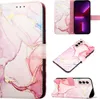 Galaxy S21 5G Hülle, Marmor Motiv Kunstleder Tasche Wallet Produktbild-Vorschau 1