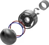 An exploded view of a plumbing component, likely a shower part, showing its individual pieces. Produktbild-Vorschau